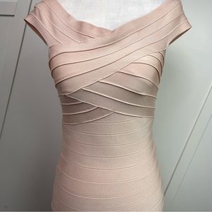 Herver Leger Dress Size S Blush color